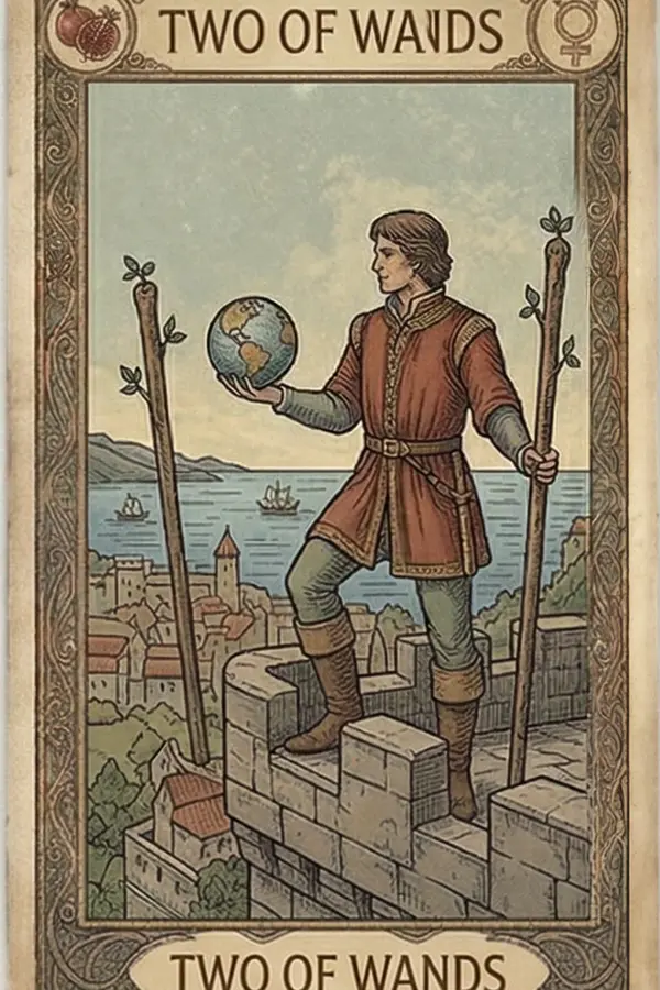 Botok Kettes tarot kártya