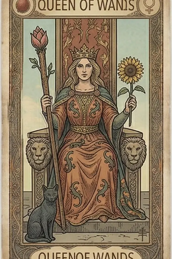Botok Királynő tarot kártya