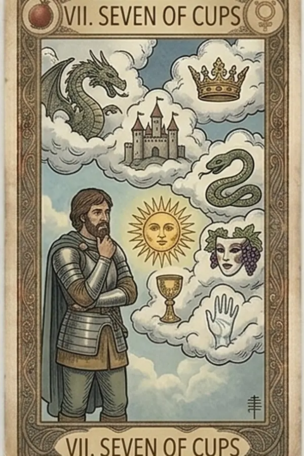 Kelyhek Hetes tarot kártya