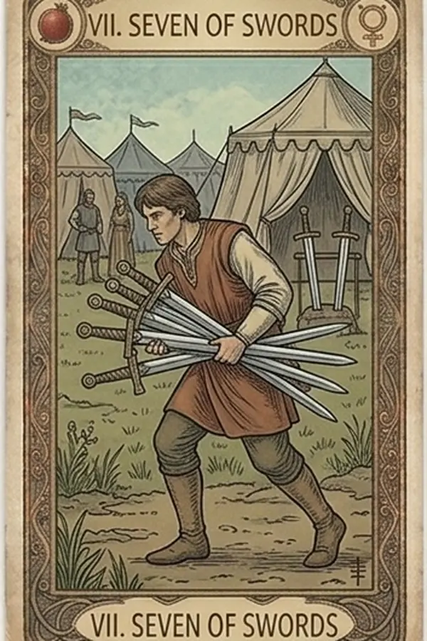 Kardok Hetes tarot kártya