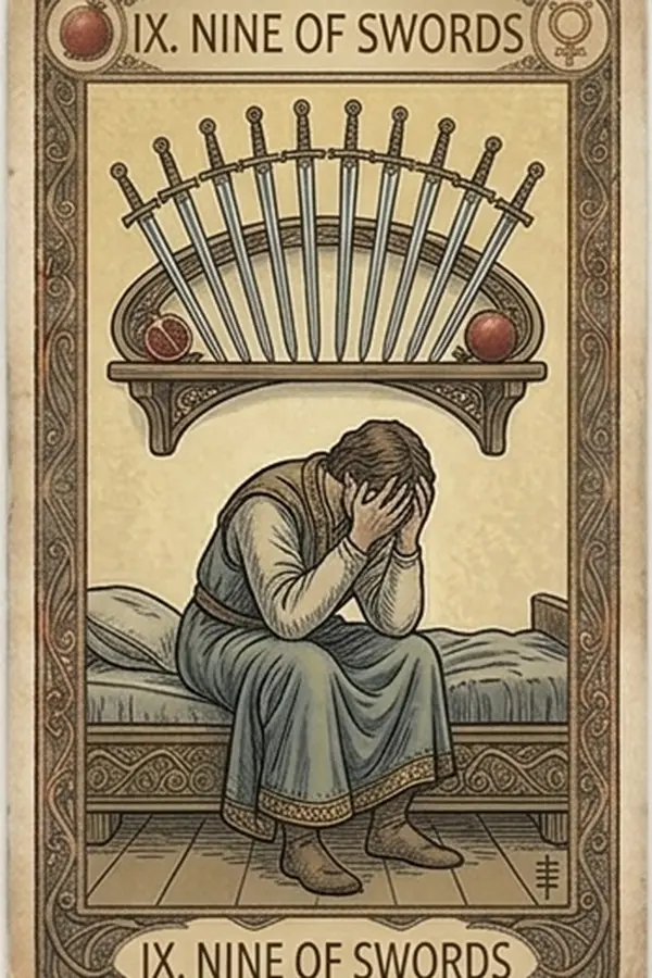 Kardok Kilences tarot kártya