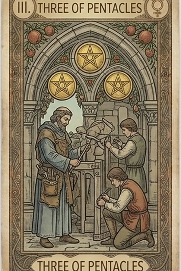 Érmék Hármas tarot kártya