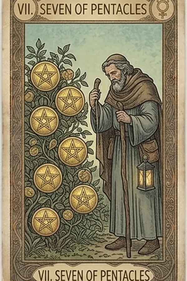 Érmék Hetes tarot kártya