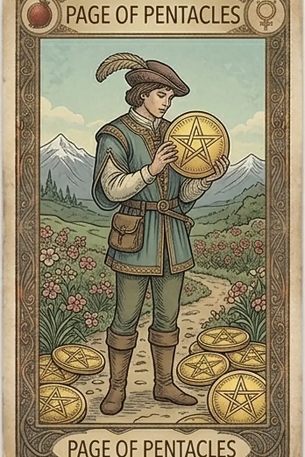 Érmék Apród tarot kártya